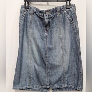 BCBG Max Azria Denim Skirt Sz S/M